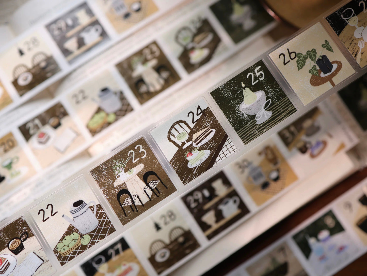 NEW! Yier Studio - Leisure Time | Kiss-cut | 4cm Tape | Release Paper | 6M