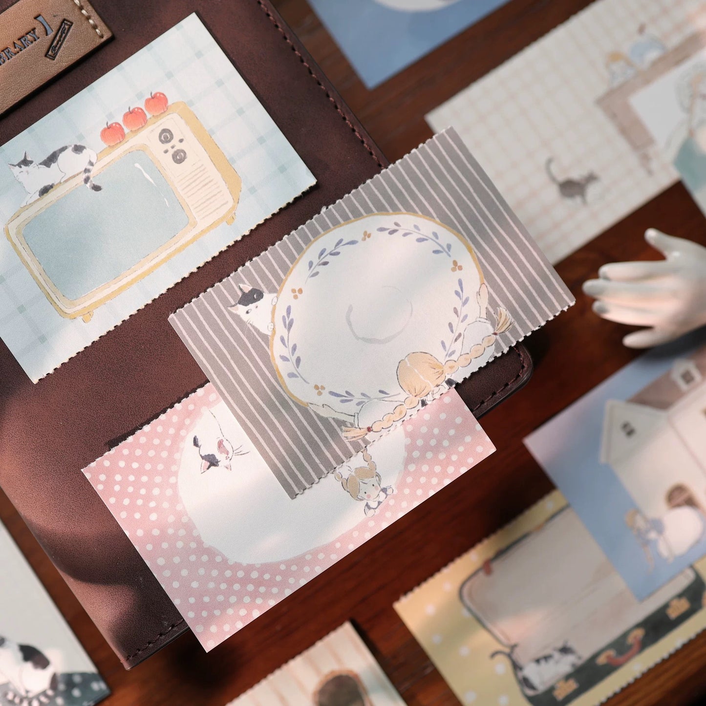 NEW! Yier Studio - Cats | 20pcs Memo Pad | Ephemera Paper
