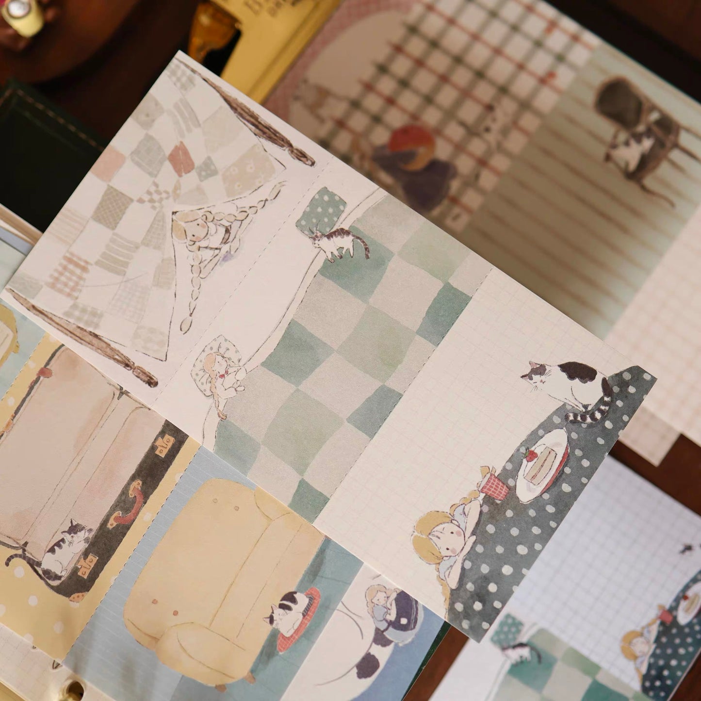 NEW! Yier Studio - Cats | 20pcs Memo Pad | Ephemera Paper