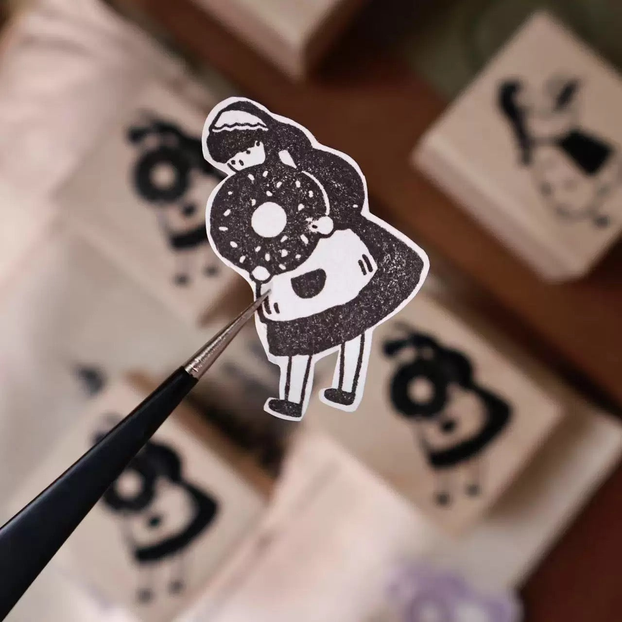NEW! Yier Studio  - Tiny Bakers | Rubber Stamps