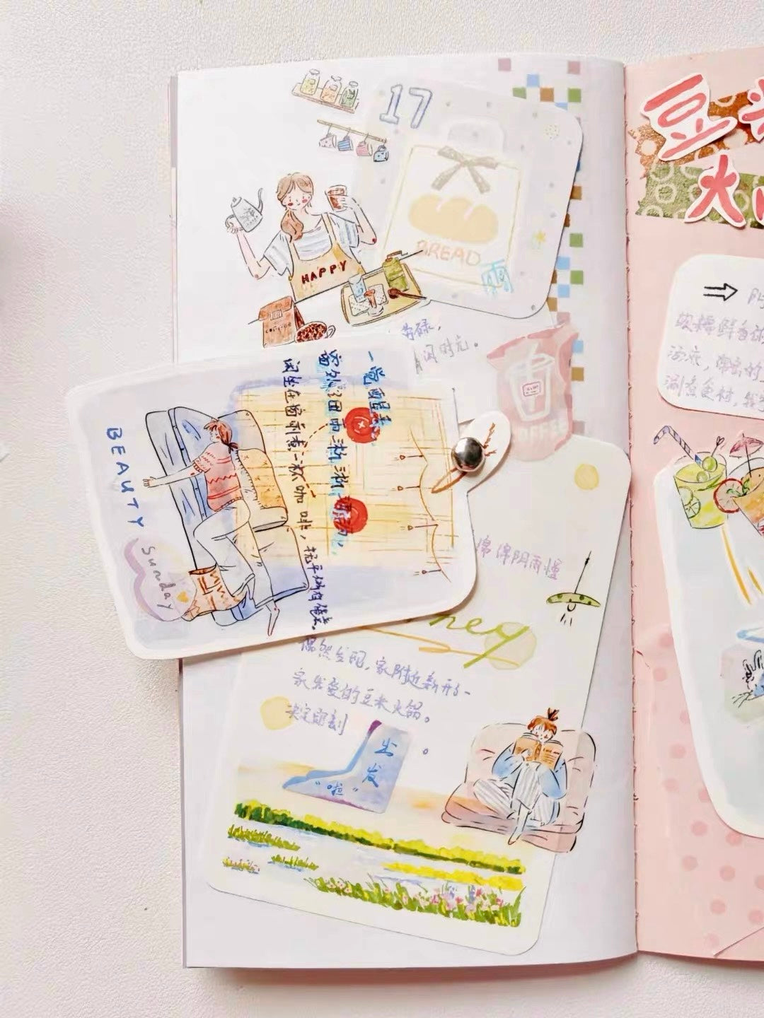 NEW! Lynn Illustration - Tags | 25pcs Memo Pad | Ephemera Paper