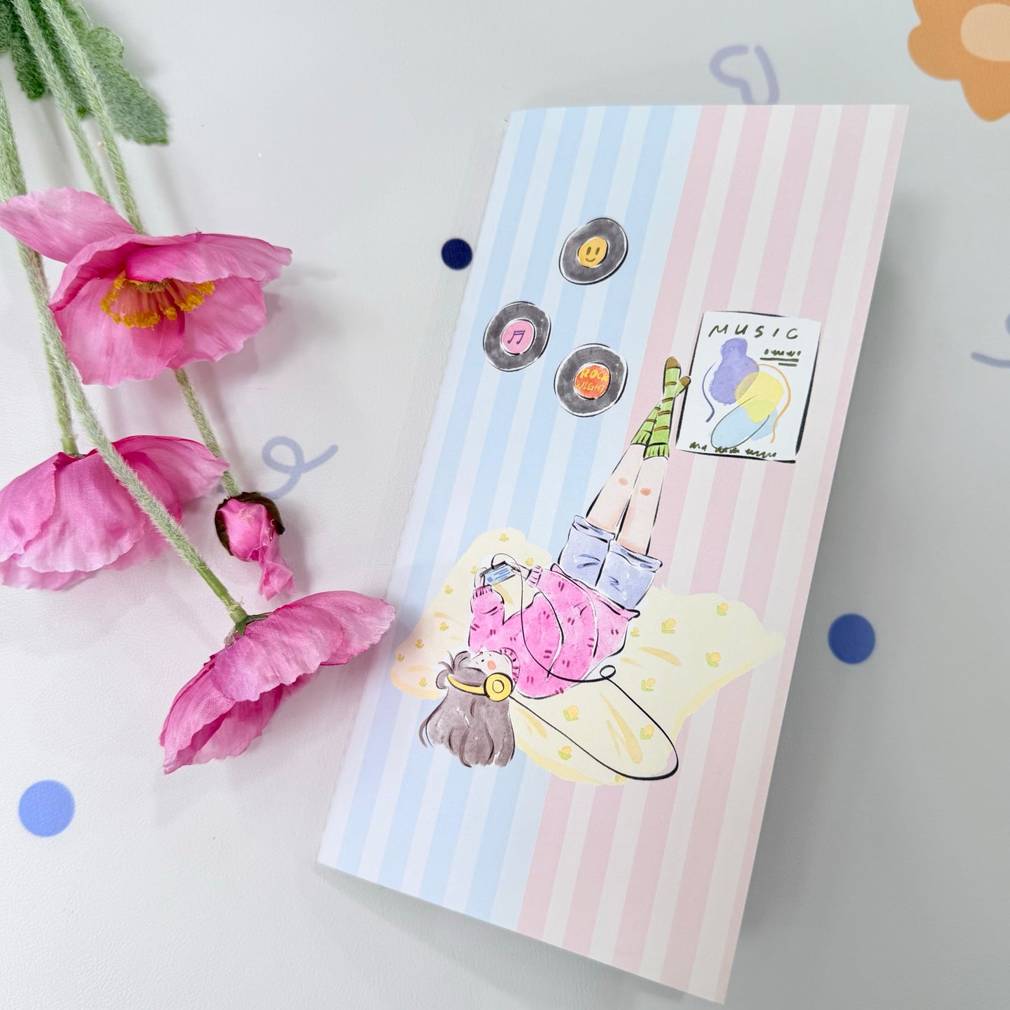 NEW! Lynn Illustration | 48p Traveler's Note Book | Standard Size | TN Refill | Journaling Accessories