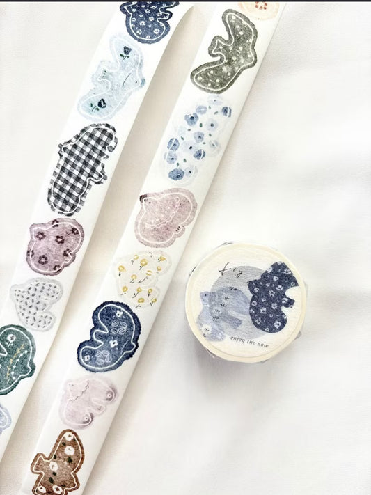 NEW! Pion - Fly | Kiss-cut | 2.5cm  Washi Tape | Release Paper | 5M