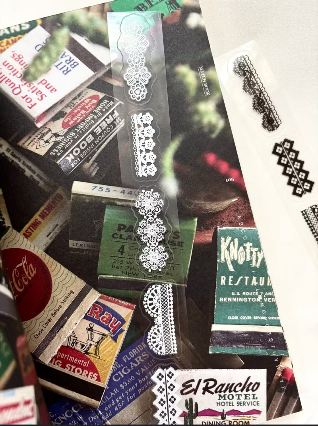 NEW! Pion - Lace | Kiss-cut | 2.5cm PET Tape | Release Paper | 5M