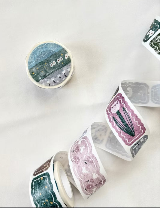 NEW! Pion - Ribbon | Kiss-cut | 2.5cm  Washi Tape | Release Paper | 5M