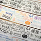 NEW! Bulan's  Studio - My Story | Kiss-cut | 4.5cm Washi Tape | Release Paper | 6M