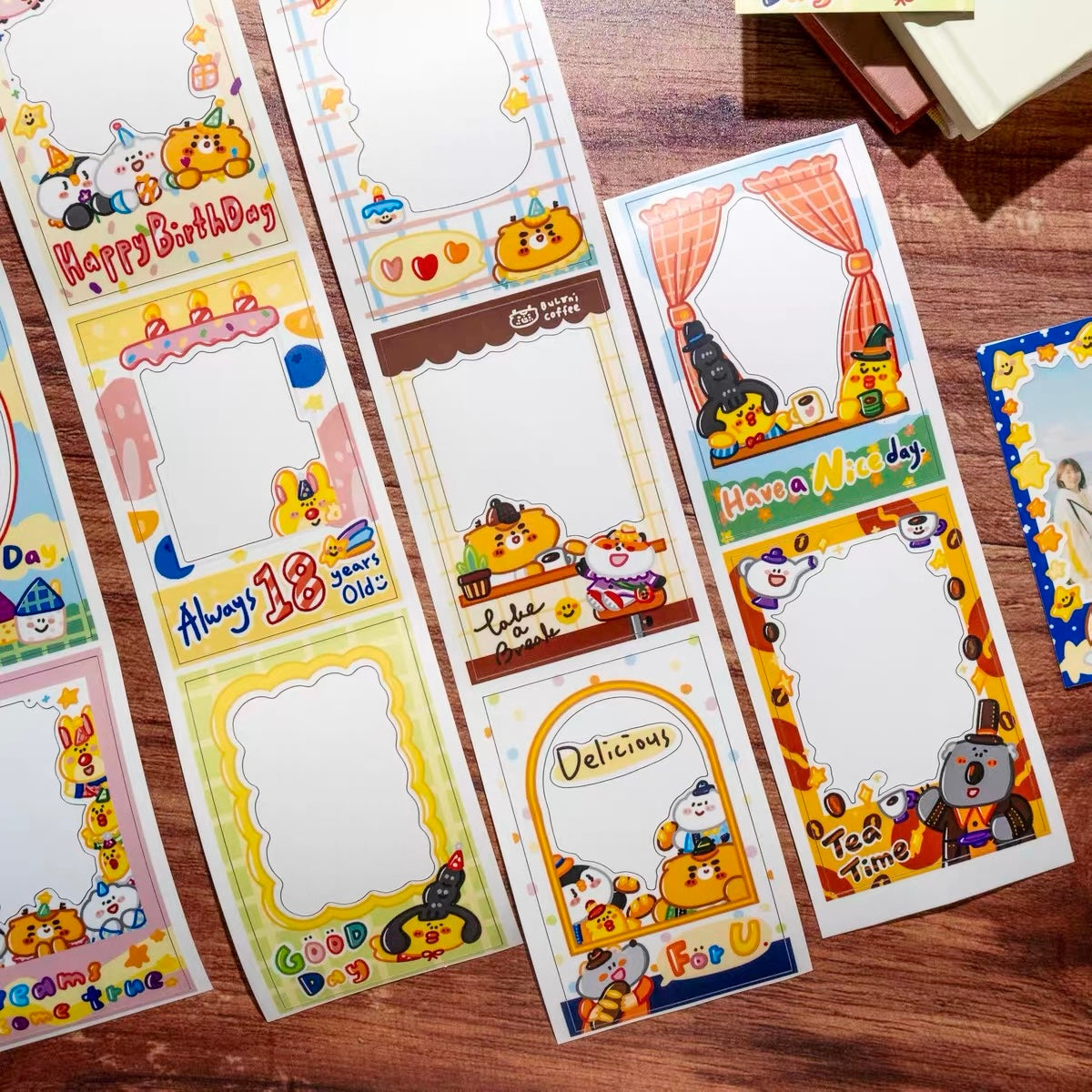 NEW! Bulan's  Studio - Photo Frame | Kiss-cut | Synthetic Paper | 6.5cm Tape | Release Paper | 5M