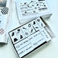 Journal Pages X Rabch - Girls Trip | 17pcs Rubber Stamp Set