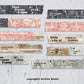 Archive Studio - Wave | 1.5cm Washi Tape | 2 Rolls Set | Basic | NO Release Paper