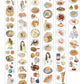 NEW! DingDing - No.56 Little Food Moments | Kiss-cut | 5cm Tape | Release Paper | 10M