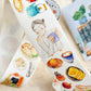 NEW! DingDing - No.56 Little Food Moments | Kiss-cut | 5cm Tape | Release Paper | 10M