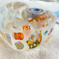 NEW! DingDing - No.56 Little Food Moments | Kiss-cut | 5cm Tape | Release Paper | 10M