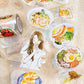 NEW! DingDing - No.56 Little Food Moments | Kiss-cut | 5cm Tape | Release Paper | 10M