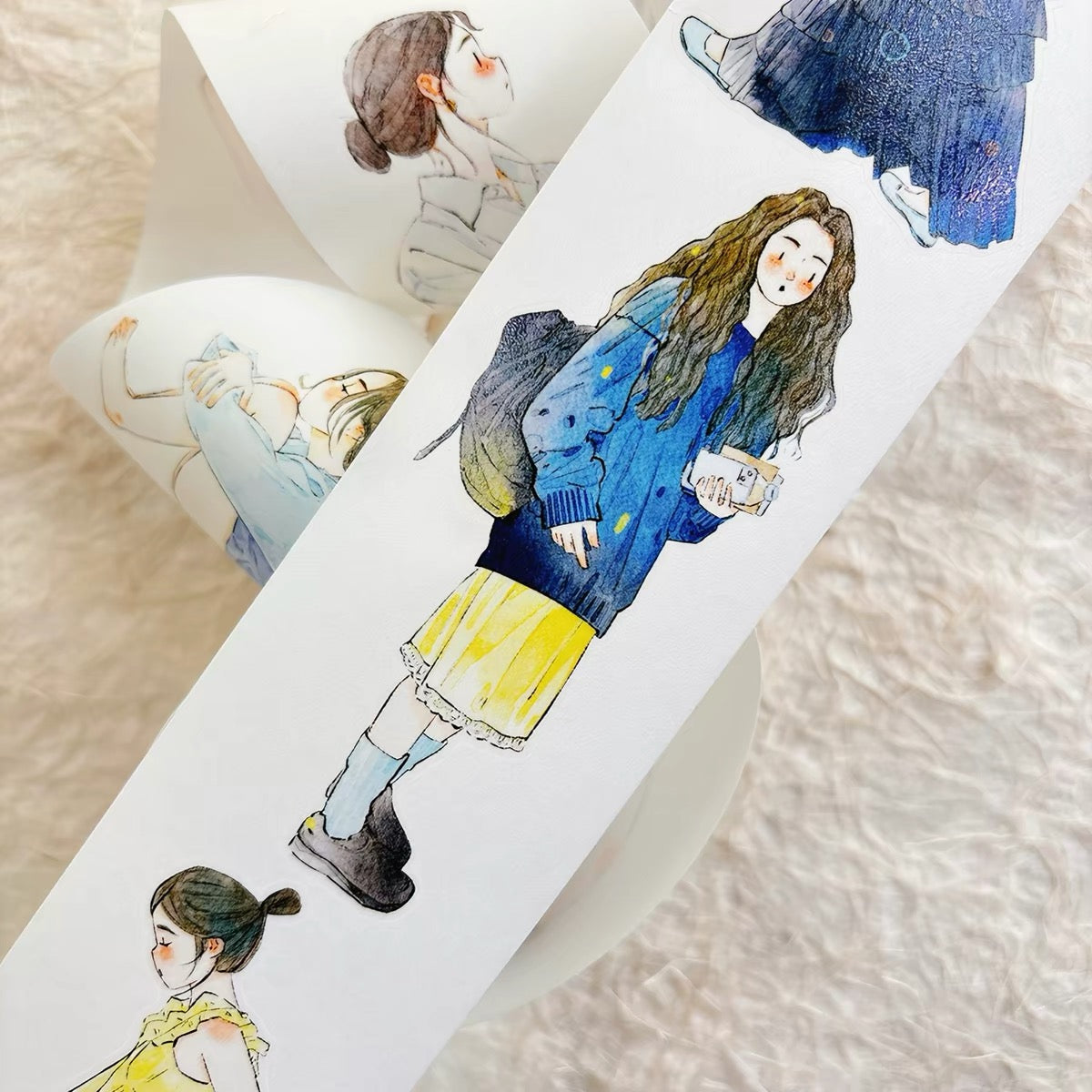 NEW! DingDing - No.59 A Little Blue | Kiss-cut | 5cm Tape | Release Paper | 10M