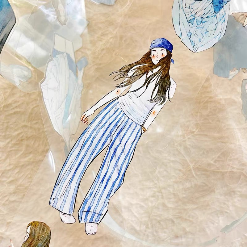 NEW! DingDing - No.59 A Little Blue | Kiss-cut | 5cm Tape | Release Paper | 10M