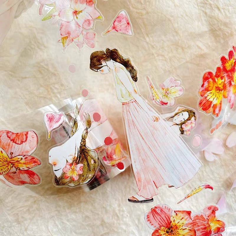 NEW! DingDing - A54 Pink | Kiss-cut | 5cm PET Tape | Release Paper | 5M