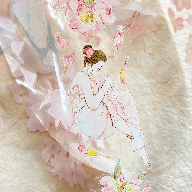 NEW! DingDing - A54 Pink | Kiss-cut | 5cm PET Tape | Release Paper | 5M