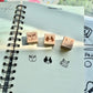 NEW! Shu Studio - Little Meow Collection | 3pcs Rubber Stamp Set