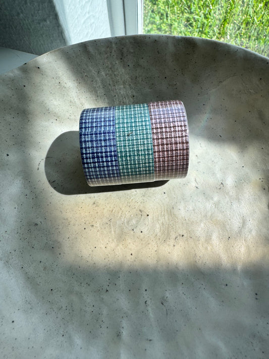 NEW! Life Tape - Tweed Set | 3 Rolls Tape Set | NO Release Paper | 5M X 3
