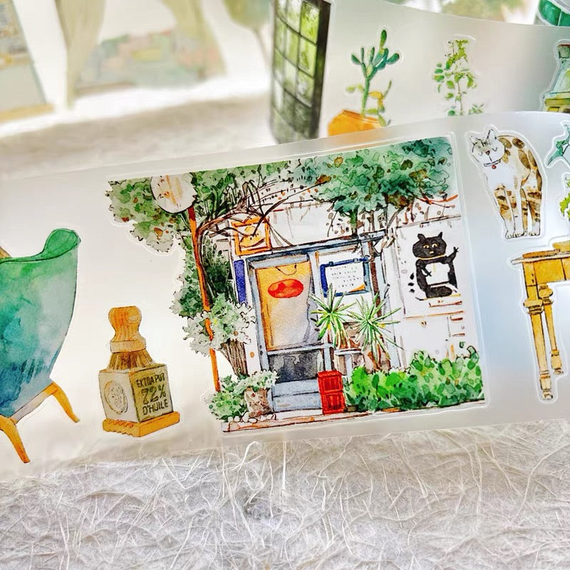 NEW! DingDing - A56 Green | Kiss-cut | 6cm PET Tape | Release Paper | 5M