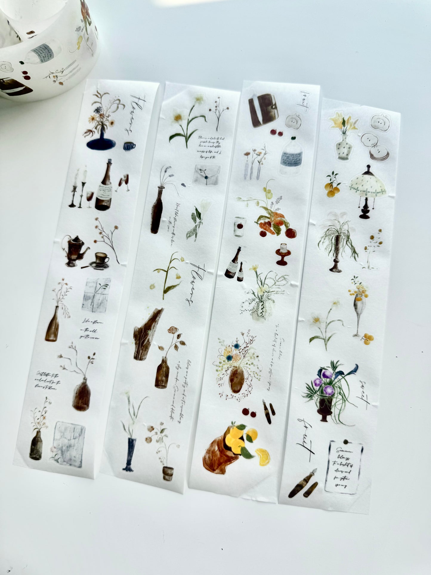 NEW! A Little Studio - Whispers of Wind | Kiss-cut | 5cm Washi Tape | Release Paper | 5M