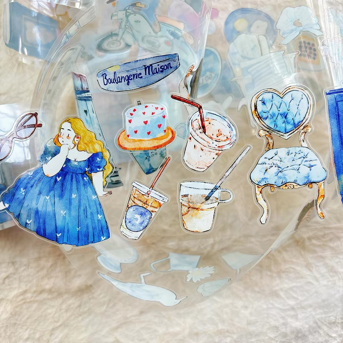 NEW! DingDing - A57 Blue | Kiss-cut | 6cm PET Tape | Release Paper | 5M