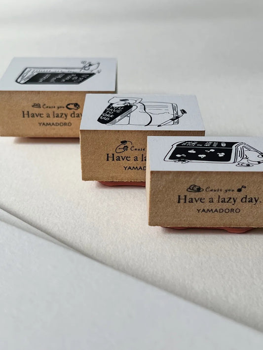 Yamadoro - Cause you have a lazy day | Rubber Stamps