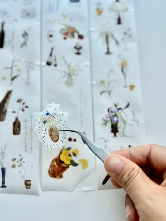 NEW! A Little Studio - Whispers of Wind | Kiss-cut | 5cm Washi Tape | Release Paper | 5M