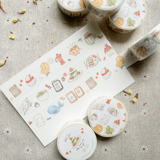 Sho Littlehappiness - My Favorite Things | 2cm Washi Tape | NO Release Paper