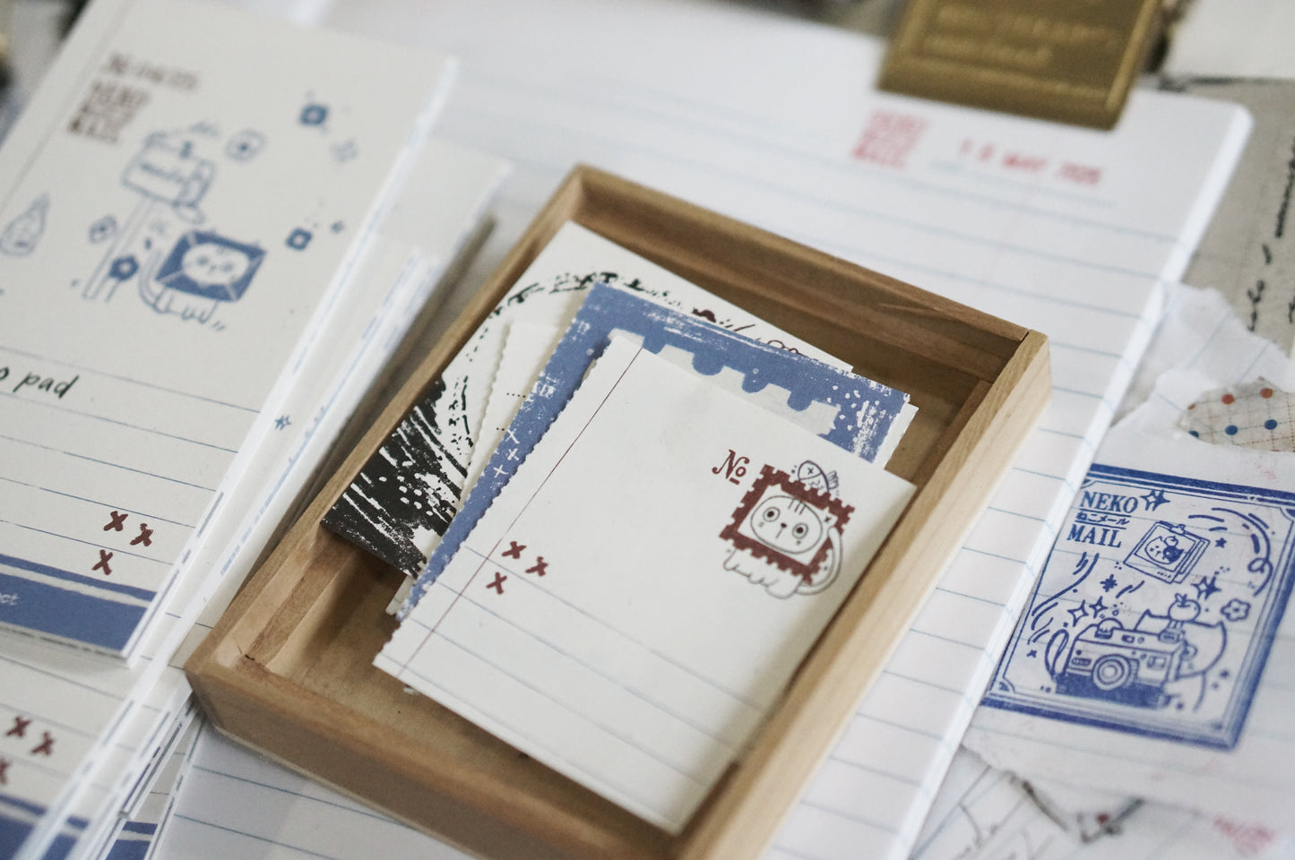 NEW! Black Milk Project - Neko Mail | 30 Pages | Perforated Memo Pad | Ephemera Paper