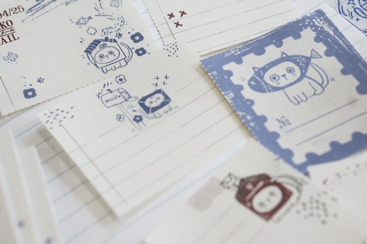 NEW! Black Milk Project - Neko Mail | 30 Pages | Perforated Memo Pad | Ephemera Paper