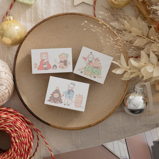 NEW! Sho Littlehappiness - 2024 Christmas Collection | Rubber Stamps