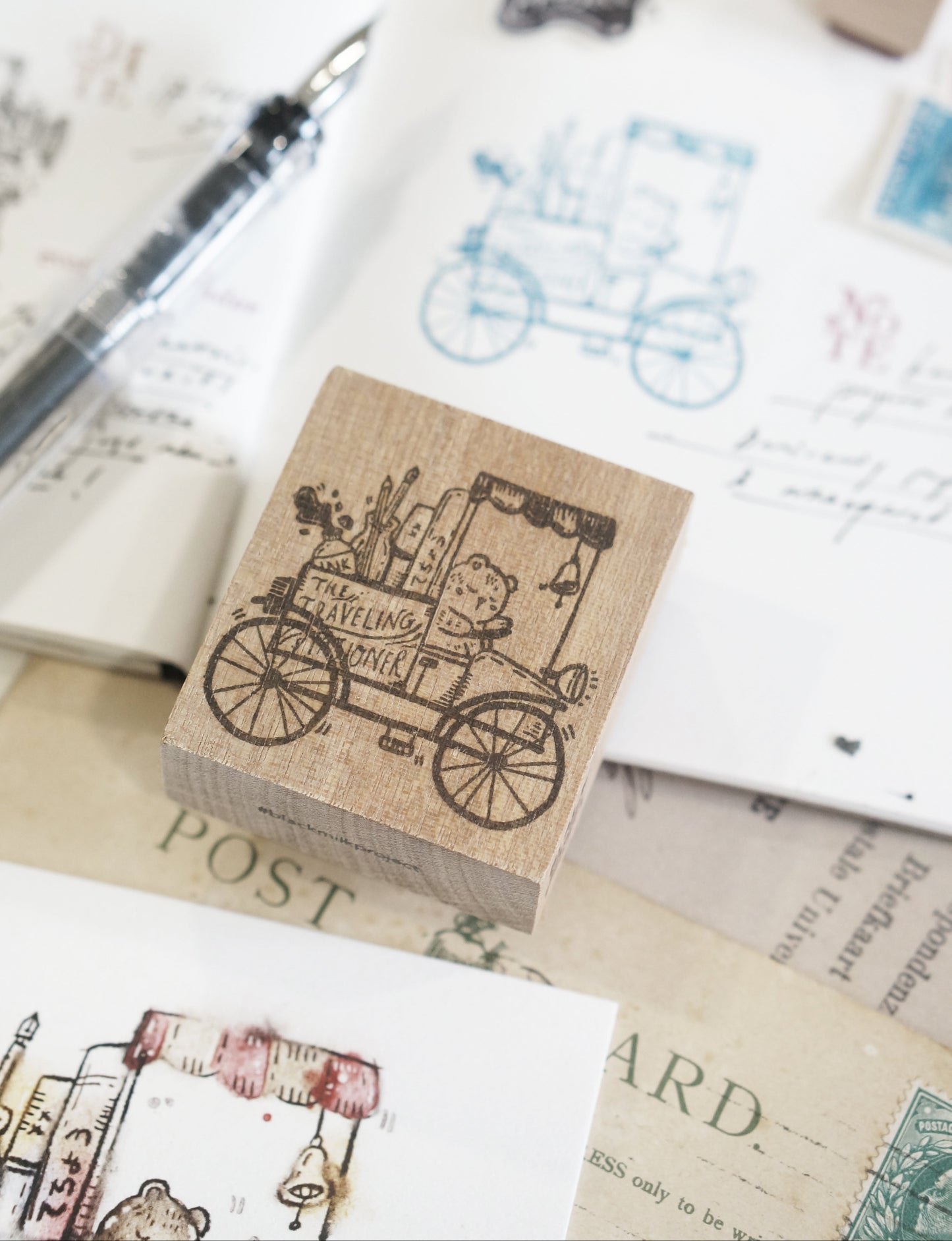 NEW! Black Milk Project - Traveling Stationer | Rubber Stamp