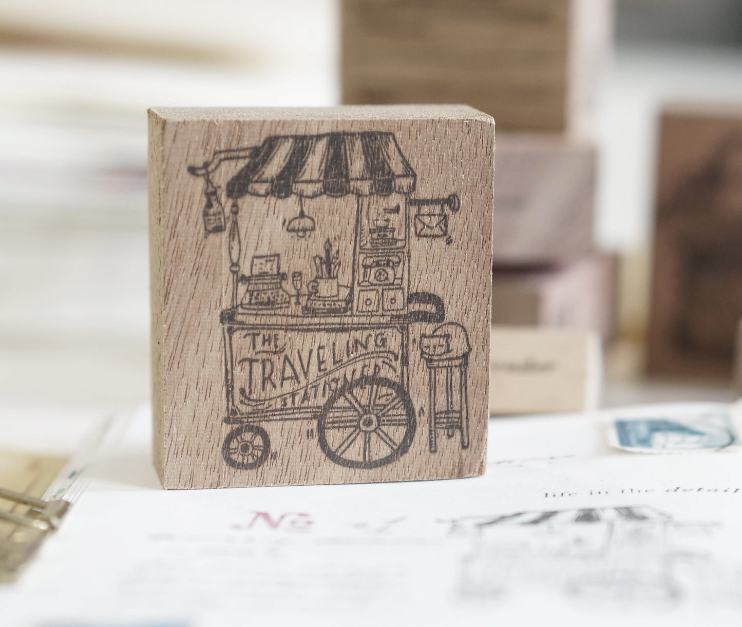 NEW! Black Milk Project - Traveling Stationer | Rubber Stamp