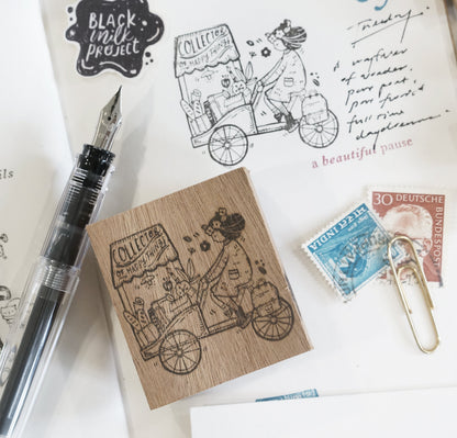 NEW! Black Milk Project - Traveling Stationer | Rubber Stamp