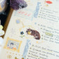 NEW! Teayou - Cat and Stars | Kiss-cut | Gold Foil | 4cm Tracing Paper Tape | Release Paper | 10M