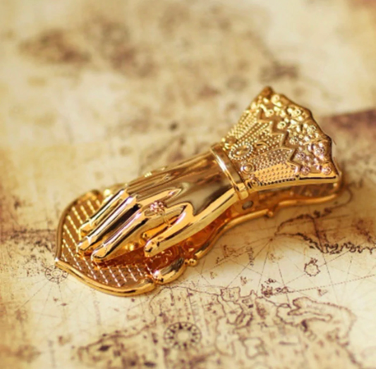 Heavy Quality Lady’s Hand Shaped Clips | Gold Metal | Journal, Book, Notebook Clip