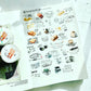 IM - Food | 2cm Washi Tape | Basic | NO Release Paper