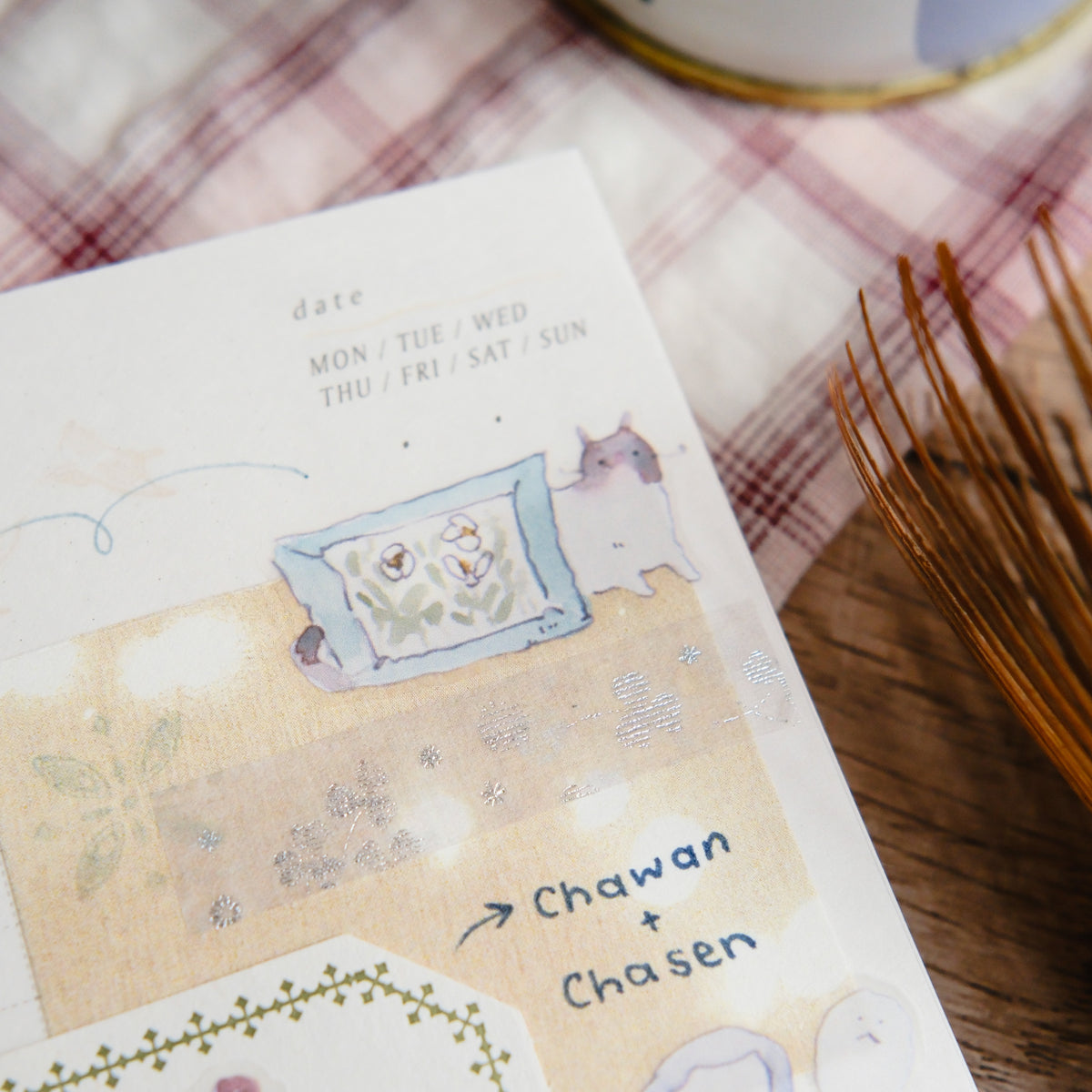 NEW! Teayou - Neko Matcha | Kiss-cut | 4cm PET Tape | Release Paper | 10M