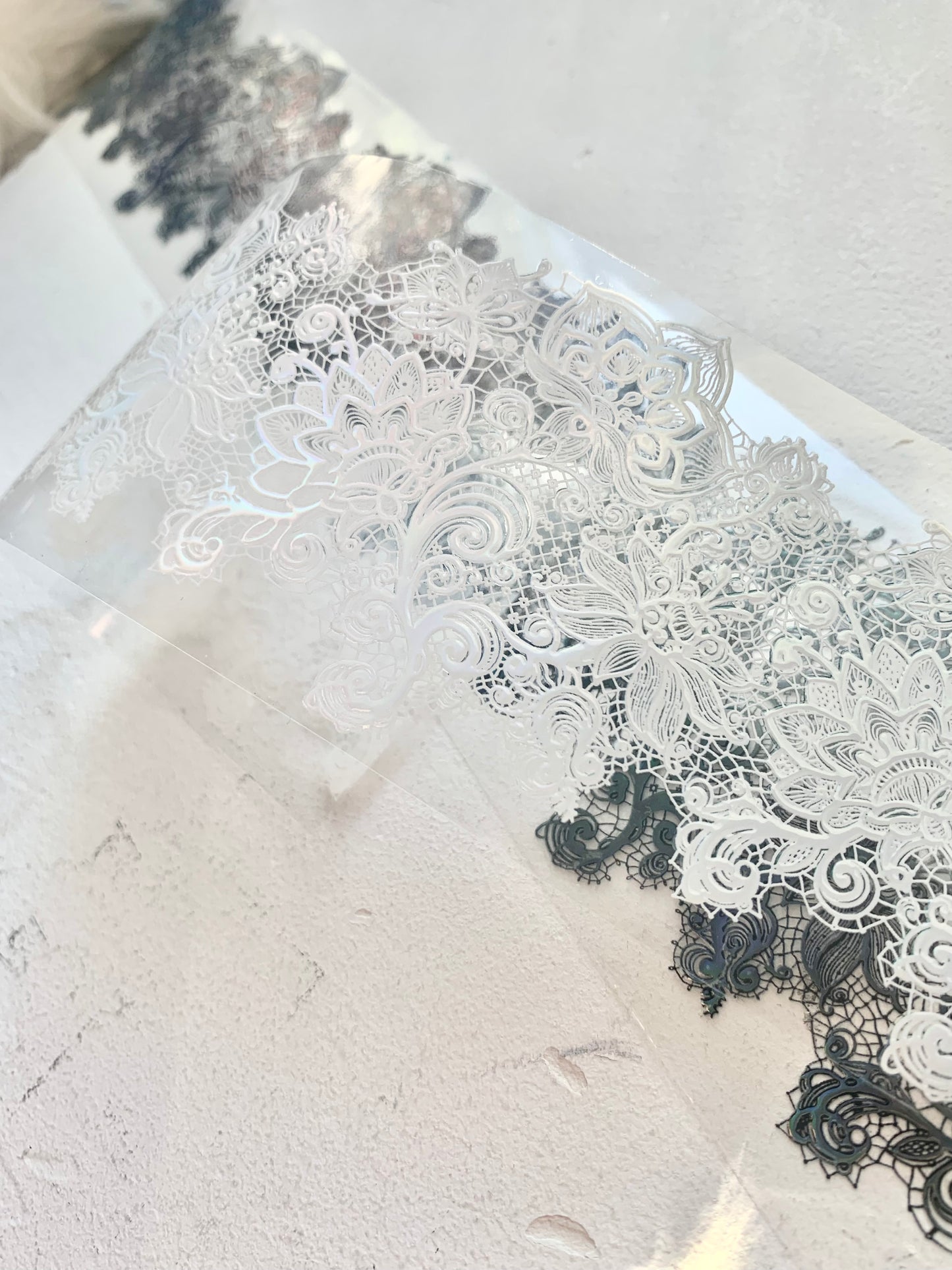 Until You - Lace | 6.5cm Crystal Iridescent | PET Tape | Release Paper