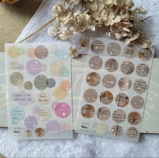 Fairy Maru - Bubble #6 | 2 Sheets | Transfer Sticker