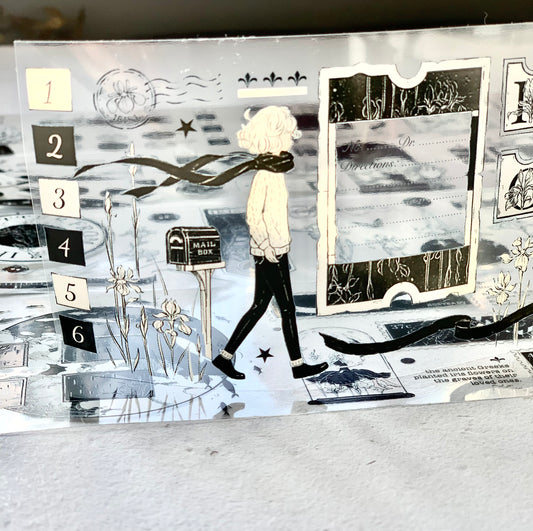 MOODTAPE - Letter | 7cm PET Tape | Release Paper