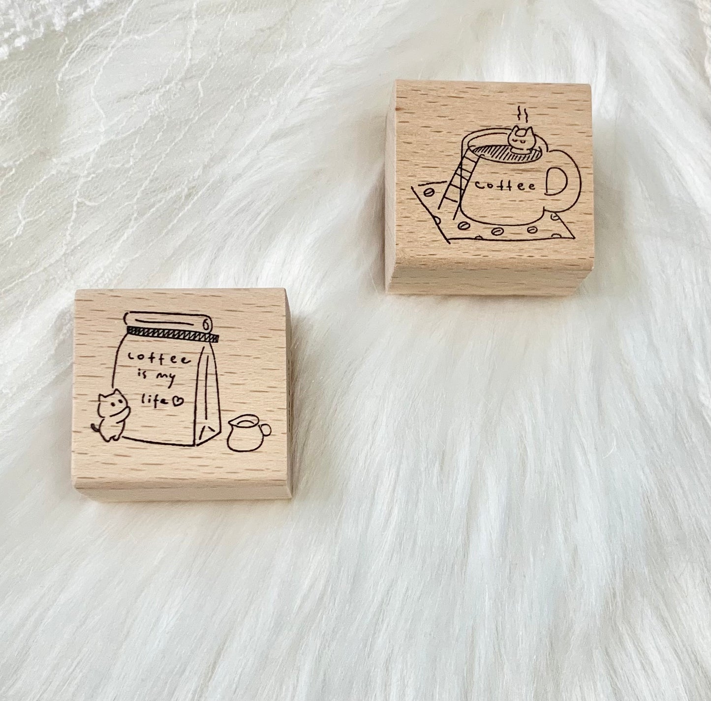 Meow House - Coffee Collection S.1 | Rubber Stamps