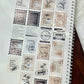 LLX - Stamp Collection | 3.5cm Washi Tape |  Release Paper | 5M