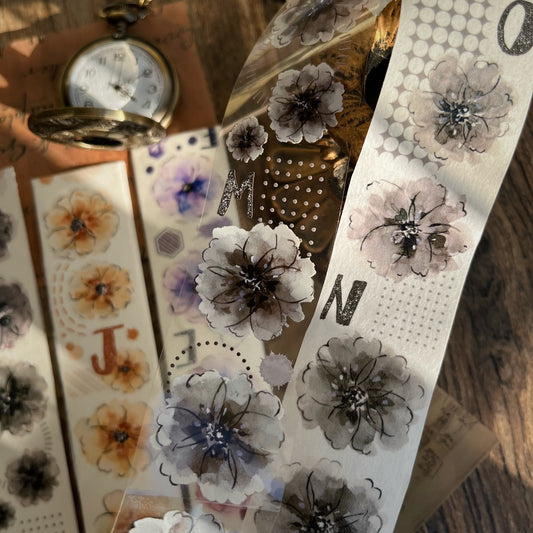 Yier Studio - Small Flower | 3.5cm PET Tape |  Release Paper | 6M