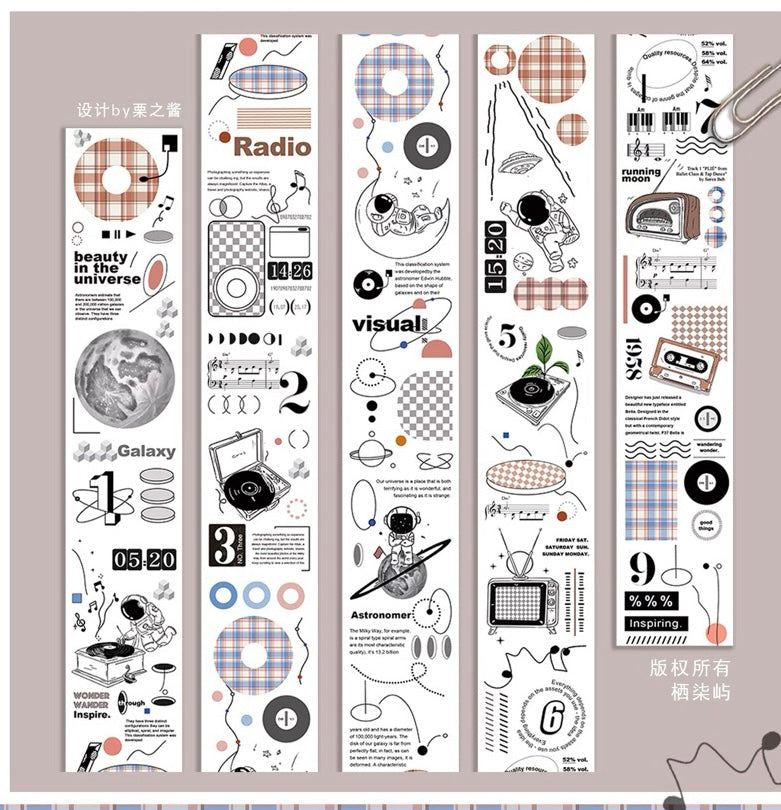 QQY - Radio | 3.5cm PET Tape | Release Paper