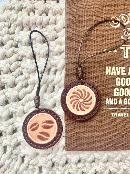 Leather - Coffee | Planner/ Traveler's notebook Charm | Bookmark | Accessories