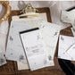 Ephemera Paper - Spray Stories Series | Tooth Line Pressure Note Pad |