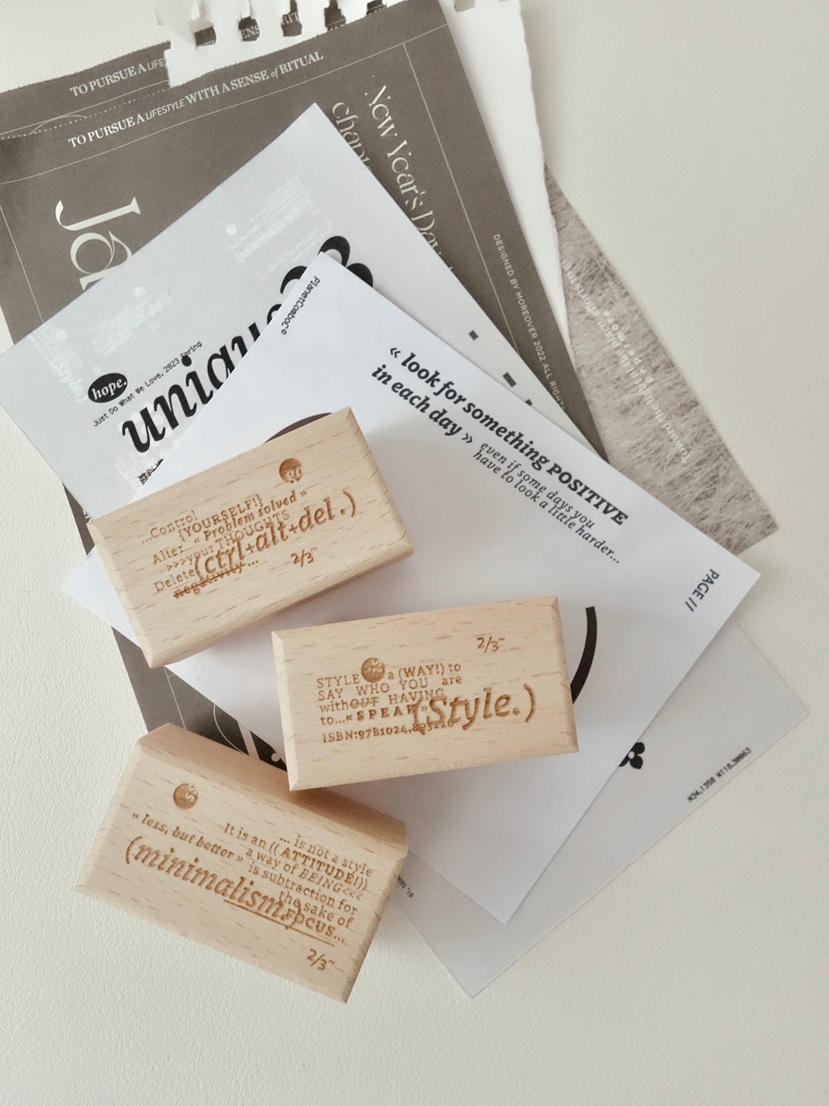 NEW Sissi - <Two Three> | Rubber Stamps