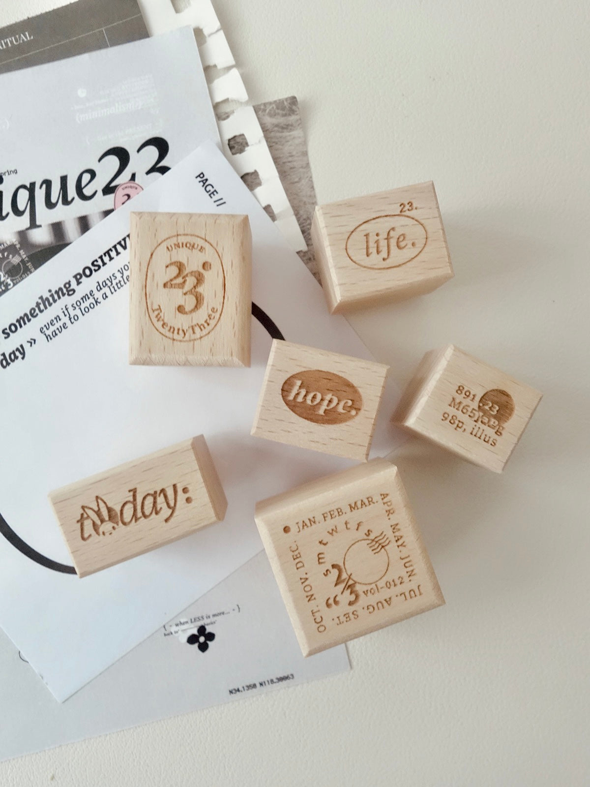 NEW Sissi - <Two Three> | Rubber Stamps